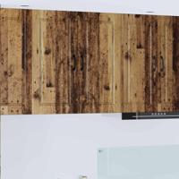 Keukenkast met plank Oudhout 80 x 31 x 80 cm Bewerkt hout - thumbnail