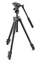 Manfrotto MK290LTA3-V Kit 290 Light con Testa Fluida Video, Nero - thumbnail