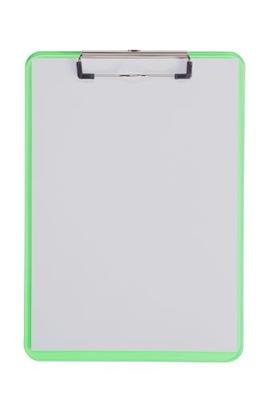 Klembord MAUL A4 staand transparant PS neon groen