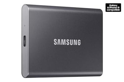 Samsung Portable SSD T7 2TB Externe SSD Grijs Samsung Portable SSD T7 2TB Externe SSD Grijs