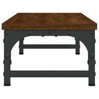 VidaXL Monitorstandaard 85x23x15,5 cm bewerkt hout bruin eikenkleur - thumbnail