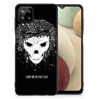 Telefoonhoesje Samsung Galaxy A12 Skull Hair - thumbnail