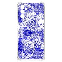 Extreme Case Samsung Galaxy M13 4G | M23 Angel Skull Blauw - thumbnail