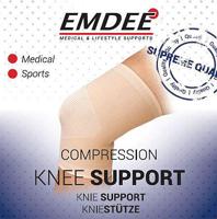 Emdee Elastische Support Bandages Knee Support Bandage Maat S Art.57600 1Stuks - thumbnail