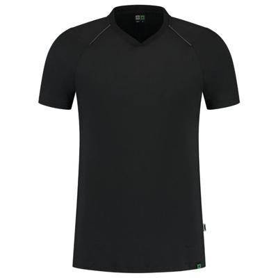 Tricorp t-shirt met v-hals - RE2050 - 102701 - zwart - maat L