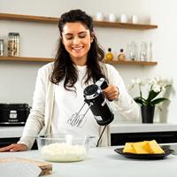 Westinghouse Retro Handmixer - Zwart - thumbnail