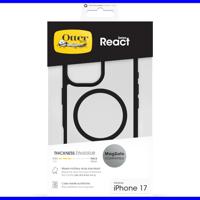 OtterBox React MagSafe Series Apple iPhone 17 Clear/Black - thumbnail