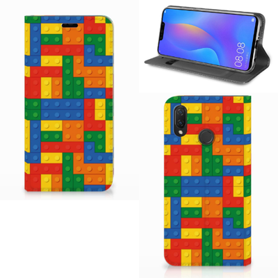 Huawei P Smart Plus | Hoesje met Magneet | Blokken