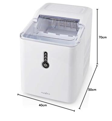 Nedis KAIC100FWT IJsblokjesmachine 1.6L Nedis KAIC100FWT IJsblokjesmachine 1.6L
