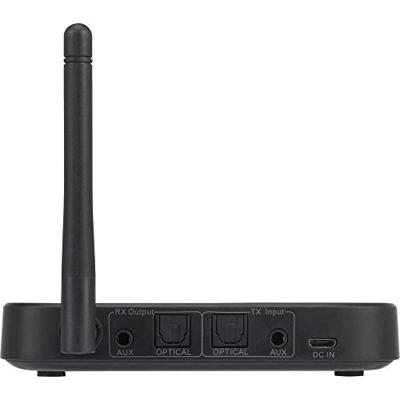 Renkforce BTHP-100 Bluetooth® muziekzender/ontvanger Bluetooth versie: 4.2, aptX®, SBC 100 m geïntegreerde Bluetooth® R