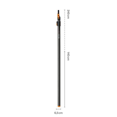 Fiskars QuikFit 1000666 Telescoopsteel 240 cm