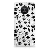 Silicone Back Case Nokia X10 | X20 Silver Punk - thumbnail