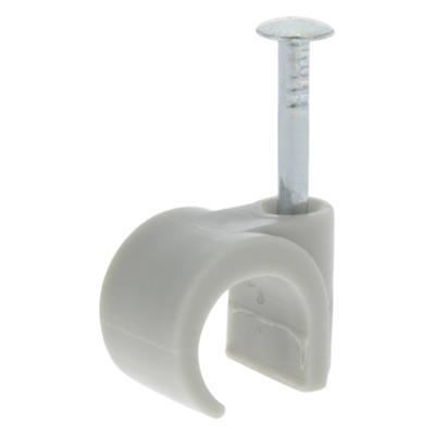 Kabelclip | Rond | 8-10 mm | Grijs (120) - 00.530.45