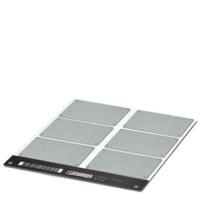 Phoenix Contact 0831618 LS-EMSP-AL (75,6X54) Apparaatmarkering Montagemethode: Schroeven, Nieten Aluminium Aantal markeringen: 30 5 stuk(s) - thumbnail