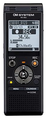 OM System WS-883 stereo voice recorder