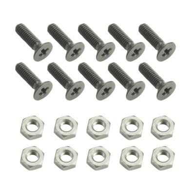 Adam Hall M3x10mm boutje met moer (10 stuks) Adam Hall M3x10mm boutje met moer (10 stuks)