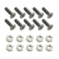 Adam Hall M3x10mm boutje met moer (10 stuks) - thumbnail