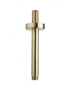 Luxe Douche-Arm Wiesbaden Rond Plafondbevestiging 15 cm Geborsteld Messing Goud - thumbnail