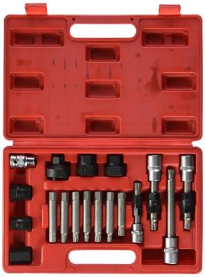 Dynamo/vrijlooppoelie-set 18-dlg. 818007