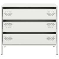 Dressoir 68x39x58,5 cm koudgewalst staal wit - thumbnail