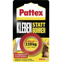 Pattex PRO/DIY Tapes PXMT2 Dubbelzijdige tape Wit (l x b) 1.5 m x 19 mm 1 stuk(s) - thumbnail