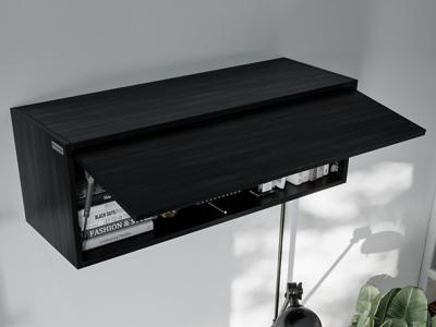 Kast BARIO 1 klapdeur eik zwart Kast BARIO 1 klapdeur eik zwart