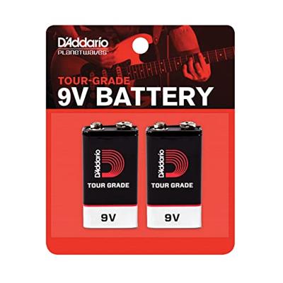D&apos;Addario PW-9V-02 Tour Grade 9V batterijen (2 stuks)