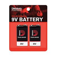 D&apos;Addario PW-9V-02 Tour Grade 9V batterijen (2 stuks) - thumbnail