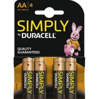 Goobay LR6 4-BL Duracell Simply Wegwerpbatterij AA Alkaline - thumbnail