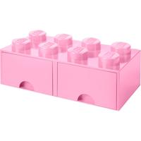 LEGO - Opberglade Brick 8, Lichtroze - LEGO - thumbnail