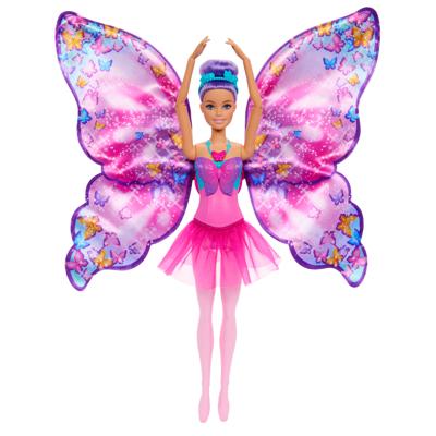 Barbie-Van danseres naar vlinder-pop transformatie 2 in 1 HXJ10