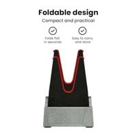 VidaXL Schietsteun verstelbaar grijs 46 x 14 x 19,5 cm kunststof - thumbnail