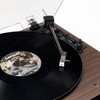 Platenspeler met Bluetooth®, twee ingebouwde luidsprekers en AT3600L cassette Wood - thumbnail