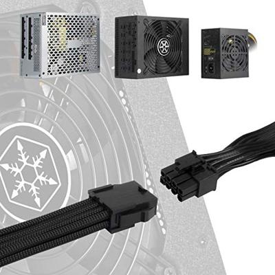 SilverStone 1 x 8 pin (6+2) PCIe SST-PP07E-PCIB kabel SilverStone 1 x 8 pin (6+2) PCIe SST-PP07E-PCIB kabel