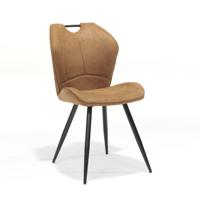 Stoel Floris Cognac - Set van 4 - thumbnail