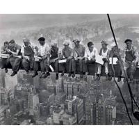 Lunch On A Skyscraper Poster 140x100cm - thumbnail