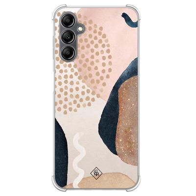 Samsung Galaxy A14 shockproof hoesje - Abstract dots Samsung Galaxy A14 shockproof hoesje - Abstract dots