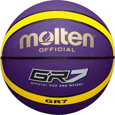 Molten Basketbal paars-geel BGR7-VY