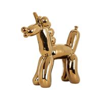 Richmond Decoratie 'Balloonicorn' kleur Goud - thumbnail