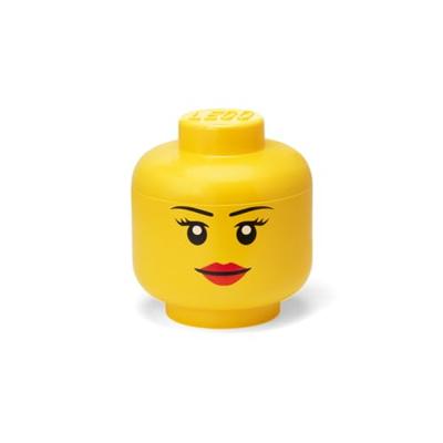 Room Copenhagen LEGO Storage Head "Girl", Klein Geel opbergdoos Room Copenhagen LEGO Storage Head "Girl", Klein Geel opbergdoos