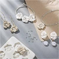 Creativ Company Https://www.cchobby.nl/mini-hobbyset-sieraden-oorbellen-armband-en-halsketting-met-bloemontwerp-beige-licht-beige-beige-1-doos - thumbnail