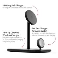 Twelve South HiRise 3 Deluxe TS-2303 Inductie lader Uitgangen Magnetische aansluiting Zwart - thumbnail