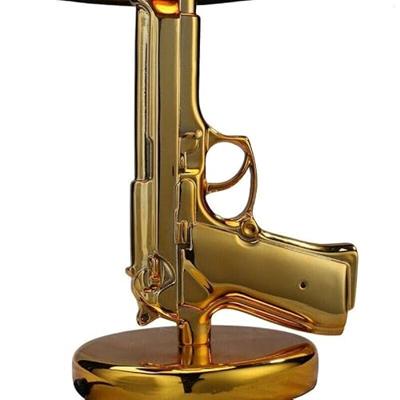 Golden Gun Lamp Replica - Beretta Tafellamp - Gouden Pistool Lamp - thumbnail