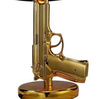 Golden Gun Lamp Replica - Beretta Tafellamp - Gouden Pistool Lamp - thumbnail