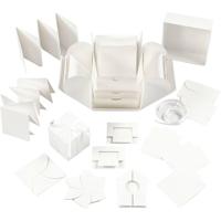 Creativ Company Explosion box, afm 7x7x7,5+12x12x12 cm, off-white, 1 stuk - thumbnail
