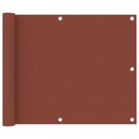 Balkonscherm 75x700 cm oxford stof terracotta - thumbnail