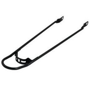 HH Spatbordstang met bumper 28 x 1,5 inch matzwart