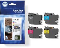 Brother Inktcartridge LC-422VAL Origineel Combipack Zwart, Cyaan, Magenta, Geel LC-422 VAL - thumbnail