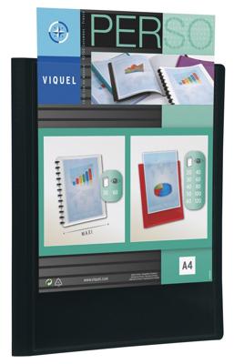 Viquel showalbum 40 tassen, zwart