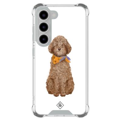 Samsung Galaxy S23 shockproof hoesje - Labradoodle Samsung Galaxy S23 shockproof hoesje - Labradoodle